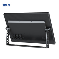 Écran LCD tactile capacitif industriel étanche IP65 de 24 pouces pour extérieur marin, 1500 nits, moniteur de recherche de poissons USB