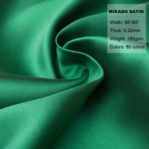 Tessuto in Raso Mikado di Seta Twill 100% Poliestere Pesante, Prezzo di Fabbrica RTS, <span class=keywords><strong>per</strong></span> Abiti da Sposa, <span class=keywords><strong>Tende</strong></span> e Abbigliamento Bambina - Product Image 2