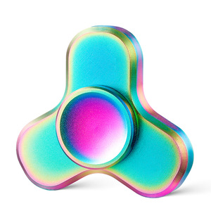 Merrycoo Hot Bán Chống Căng Thẳng Kim Loại Vật Liệu Hợp Kim Tay Spinner Thần Tài Đồ Chơi New Rực Rỡ Ngón Tay <span class=keywords><strong>Tip</strong></span> Con Quay Quay Với Kim Loại - Product Image 1
