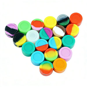 Tarro de silicona reutilizable de 5 ml al por mayor para cera, aceite, sellado de alimentos, sin BPA, para concentrado de aceite floral - Product Image 1