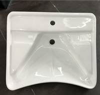 Style moderne Robinet monotrou Lavabos sur pied Facile à nettoyer Rond Rectangle Design Handicap Lavabos Toilettes publiques Appartements