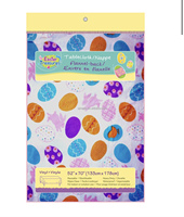Nappe en plastique PEVA imperméable à motif lapin de Pâques et œufs, idéale pour les fêtes et pique-niques – Vente en gros à prix abordable