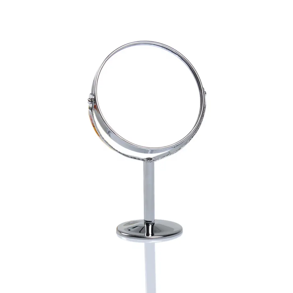 Magnifying Vanity Table Round double Sided Swivel Magnification Makeup Desk Standing Mirror