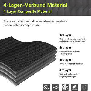 Convient pour le camping-car et la <span class=keywords><strong>caravane</strong></span> Couverture universelle d'attelage de <span class=keywords><strong>caravane</strong></span> étanche avec sangle réfléchissante - Product Image 4