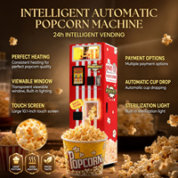 Vente rapide du maïs à la tasse en quelques secondes : la station de pop-corn automatique ultime