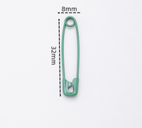 300 épingles de sûreté colorées de 32 mm pour la couture, l'artisanat et la fixation d'étiquettes de foulards