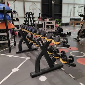 Support d'haltères à deux niveaux MND <span class=keywords><strong>FF49</strong></span>, support de rangement pour haltères, construction robuste soudée, certifié CE pour salle de sport - Product Image 4