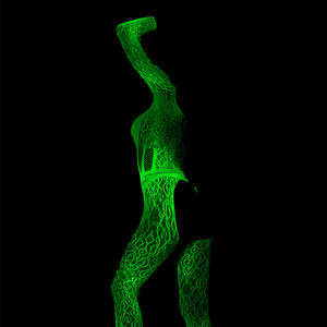 Nouvelle combinaison en maille haut de gamme pour femme, brodée, à entrejambe ouvert, combinaison romantique lumineuse pour la nuit - Product Image 6