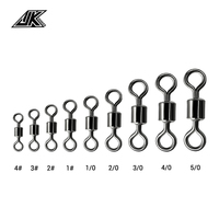 Accessoires de pêche Jk TSCS en bronze, crochet à bascule vertical pour jigging, crochet à ressort, nickelé noir