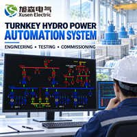 Système d'automatisation hydroélectrique clé en main avec HMI, surveillance, gestion des alarmes, tendances des données et solution d'ingénierie SCADA personnalisée
