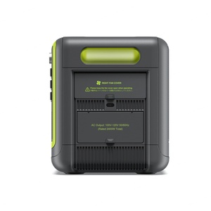 Station d'alimentation portable à prix d'usine, batterie LiFePO4 2400W, panneau solaire, allume-cigare, contrôleur PWM, vente chaude - Product Image 5