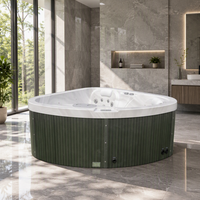Bain à remous autoportant moderne en acrylique pour 2 personnes, idéal pour l'extérieur, avec massage, pour usage familial ou événements festifs – Vente chaude directe usine