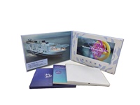 ZXFELEC Album Photo électronique personnalisable 4.3/7/10 pouces et carte de voeux vidéo Carte de visite Brochure cadeau avec lecture vidéo