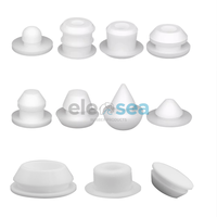 Bouchons en silicone, bouchons coniques, bouchons en caoutchouc amortisseurs pour portes de boîtes électriques, bouchons de trou, embouts de finition