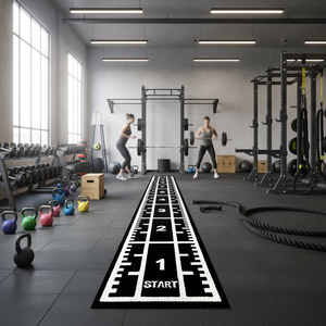 Tapis de sol Prowler <span class=keywords><strong>Sprint</strong></span> Track pour salle de sport, centre de fitness, terrain de sport, avec support en mousse PU de 15 mm, gazon artificiel rembourré durable pour stade, imperméable en PP - Product Image 4