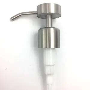 OEM OEM custom Neuer Edelstahl Kosmetik Lotion Pumpsp ender 24mm Handpumpe/28mm Metall farbe Shampoo Flasche Pumpsp ender Hersteller/Großhandel