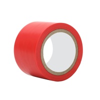 Ruban pour conduits en PVC coloré imprimé avec logo personnalisé Ruban auto-adhésif en PVC noir de 2 pouces Ruban d'emballage de joint de tuyau en PVC anti-corrosion