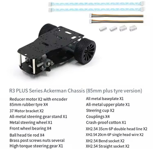 Khung gầm xe thông minh Ackermann dòng R3 Plus dành cho đua vượt chướng ngại vật, có bộ mã hóa và lốp 85mm - Product Image 2