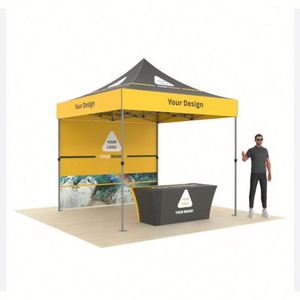 Tente Pop-Up 10x10 en Tissu Oxford Imperméable - Auvent Publicitaire Durable Personnalisable pour Événements avec Options de Logo - Vente Chaude - Product Image 5