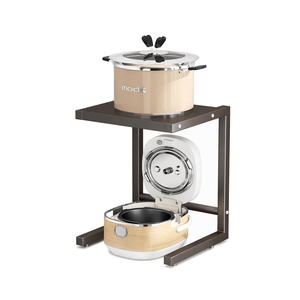 <span class=keywords><strong>Étagère</strong></span> surélevée à 2 niveaux <span class=keywords><strong>pour</strong></span> appareils de cuisine, support métallique <span class=keywords><strong>pour</strong></span> cuiseur à riz, <span class=keywords><strong>étagère</strong></span> de rangement de comptoir <span class=keywords><strong>pour</strong></span> friteuse à air et <span class=keywords><strong>cafetière</strong></span> - Product Image 6
