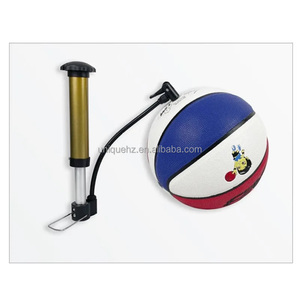Tragbarer Fahrradpumpe-Stahlrohr-Inflator manueller Pumpfußpedal Boden-Luftfüller äußerer Schlauch passt zu Bikes Fußball Basketball - Product Image 4