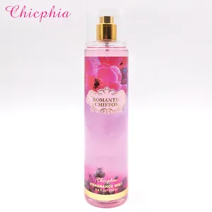 Chicphia Ondersteuning Aangepaste Merk Geur Body Luxe Vrouwelijke Body Spray Mist