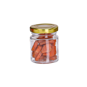 Pot en verre rond en gros de haute qualité de 500ml 1000ml pour la mise en conserve de sauce à la confiture de miel - Product Image 2