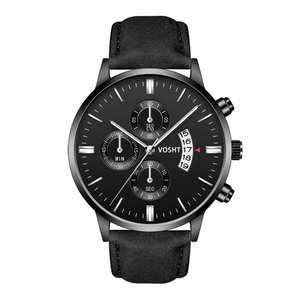 Nouvelle montre à <span class=keywords><strong>bracelet</strong></span> pour homme à trois aiguilles factices, tendance, décontractée, montre à quartz pour affaires, ensemble de montres à <span class=keywords><strong>bracelet</strong></span> - Product Image 6