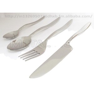 Juego de cubiertos de acero inoxidable sostenible con asas forjadas a mano | Juego de cucharas de cubiertos para el hogar, bodas, camping y obsequios - Product Image 2