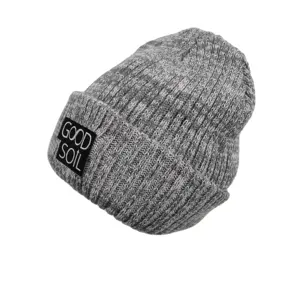 Gorro de invierno personalizado de fábrica, 100% acrílico, cálido, bordado, parche