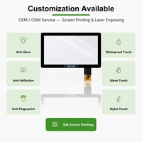 Panneau LCD 12.5 "Verre AG AF de qualité industrielle Écran tactile capacitif de 12.5 pouces pour écran LCD