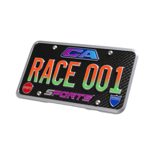 Personalizzabile 3D gradiente Race Design leggero in alluminio finitura lucida 6*12 ''targa decorativa ad alte prestazioni per BMW - Product Image 5