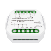 Module d'interrupteur intelligent Tuya Zigbee 3.0 WiFi 1/2 Gang, relais à contact sec NO NC 5-40V DC 220V AC, disjoncteur intelligent DIY pour la maison