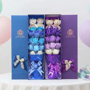 AM-SPA11 <span class=keywords><strong>Regalo</strong></span> Creativo <span class=keywords><strong>per</strong></span> <span class=keywords><strong>San</strong></span> <span class=keywords><strong>Valentino</strong></span>, Bouquet di 11 Rose di Sapone in Confezione <span class=keywords><strong>Regalo</strong></span> <span class=keywords><strong>per</strong></span> <span class=keywords><strong>Fidanzato</strong></span>, Fidanzata, Moglie, <span class=keywords><strong>Regalo</strong></span> di Compleanno - Product Image 1