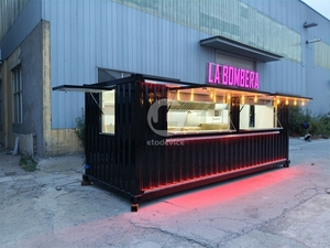 Restaurante Móvil en Contenedor con Cocina Prefabricada, Restaurante Emergente para Eventos, Parques, Quiosco de Comida al Aire Libre para Centros Comerciales y Calles Comerciales - Product Image 2