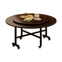 Table à manger pliante au design moderne, en aluminium, portable, grand panneau style bois, pour usage domestique, chambres à louer et usage familial
