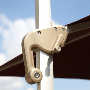 Sombrilla de Aluminio de Alta Calidad para Exteriores, Playa, Jardín y Patio, con Base, Gran Tamaño, Mejor Oferta 2023 - Product Image 2