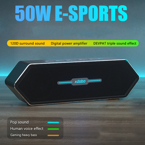 ลำโพงเกมมิ่งไร้สาย XDOBO ที่เหมาะสม พร้อมเสียงสเตอริโอ 50W ระบบกันน้ำ IPX5 และการเชื่อมต่อสเตอริโอไร้สาย - Product Image 4