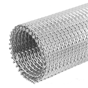 Yüksek kalite yüksek sıcaklığa dayanıklı paslanmaz çelik zincir tel konveyör bant balıksırtı konveyör bant taşıma için - Product Image 1