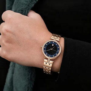 Blue Elegant Lady <b>Diamond</b> Quartz <b>Watch</b> Starry Sky - Product Image 2