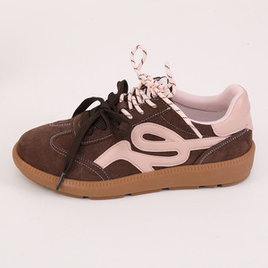 Spring 2026 High-Quality New Style - Flat-lasted, Straps, Versatile, Casual and Sports-themed Color-Matched Sneakers - Product Image 5