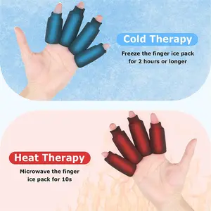 Finger Ice Sleeves 4 Ice Packs For Fingers Hot Cold Therapy Fingers Sleeve For Arthritis Tendinitis