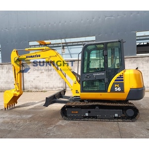 Komatsu รถขุดขนาดเล็ก PC56/PC60 5ตัน0.3เมตร, รถขุดมือสองพร้อมใบมีด2020โมเดล - Product Image 1