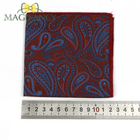 Ensemble cravate et pochette de costume 2 pièces pour homme, motif cachemire, luxe, bleu, marron, gris, pour mariage, cadeau pour homme, cravate de créateur de mode pour affaires et soirées