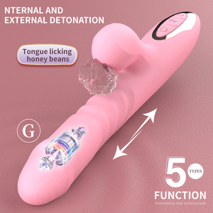 Puissant vibrateur de poussée et de succion femelle ventouse stimulateur de Clitoris et masseur de gode point G produits pour adultes jouets sexuels pour femmes - Product Image 3