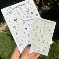 Autocollants personnalisés découpés sur mesure, impression couleur, feuilles adhésives amovibles