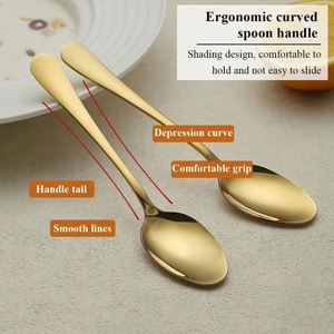 Luxury Flatware <b>Sets</b> 24 Pcs Gold Cutlery <b>Set</b> Stainless Steel Wedding Cutlery Spoon Knife Fork Dishwasher Safe for <b>Restaurant</b> - Product Image 5