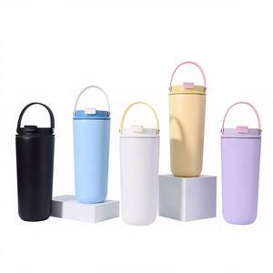 Vaso Térmico de Acero Inoxidable con Aislamiento al Vacío de Doble Capa, Gran Capacidad, con Doble Boquilla para Beber, Mantiene la Temperatura de 6 a 12 Horas, Ideal para Regalo - Product Image 1