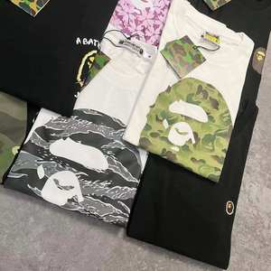 Camiseta de Diseñador de Moda con Estampado de Letras Versión 1:1 de Alta Calidad 2026, Camiseta Moderna para Hombre con Estampado Bapees - Product Image 3