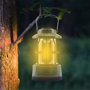 Outdoor Camping <b>Lantern</b> Portable Retro Tent Light With Cob Lighting Tabletop Use For Outdoor Home Lighting - Product Image 4